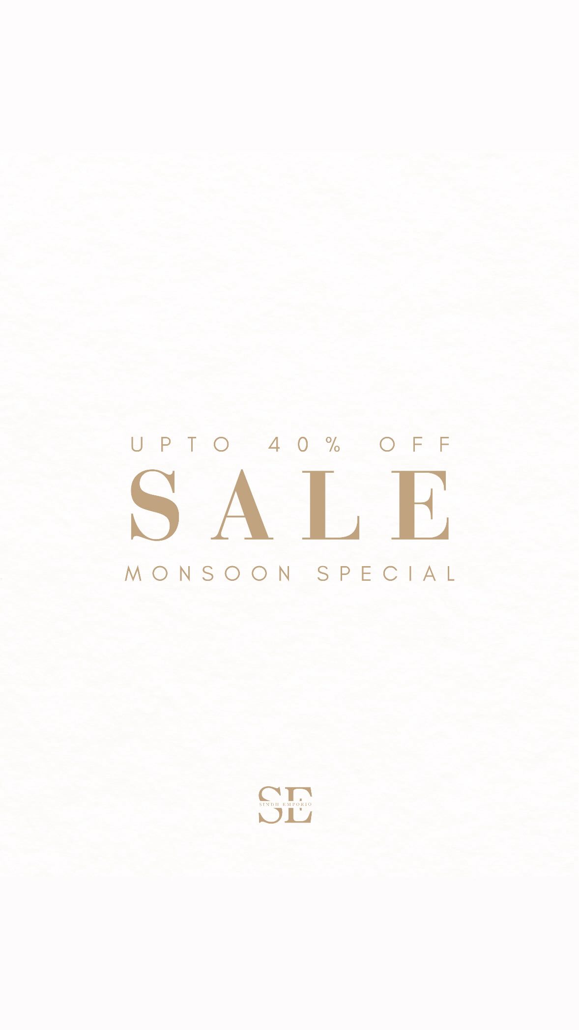 A little something worth stopping by for.

Up to 40% off on selected styles.
For limited time only.

Shop Now at Sindh Emporio, 2nd Floor.

#monsoonsale